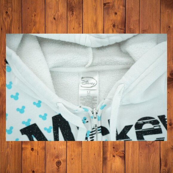 Mickey Mouse Disney Jacket Hoody Sweater Winter Coat Mickey Size Medium - Picture 3 of 6